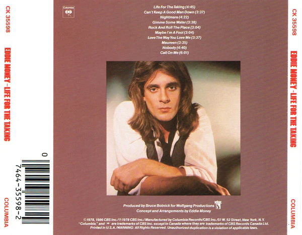 Eddie Money - Life For The Taking (CD) - Image 5