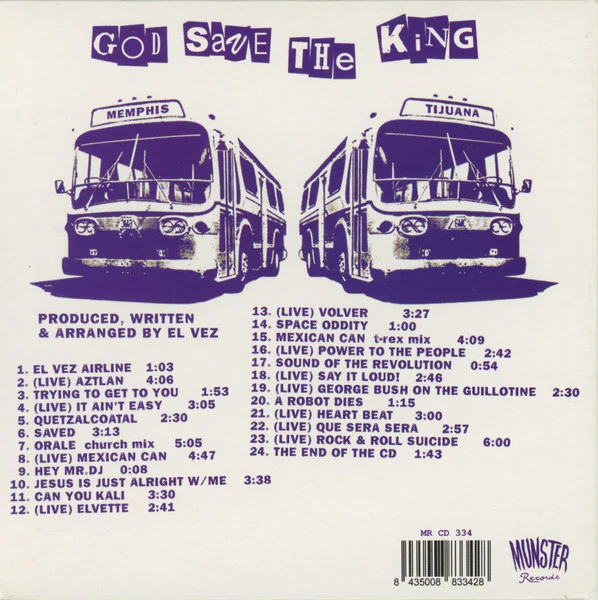 El Vez - God Save The King - 25 Years Of El Vez (CD) - Image 3
