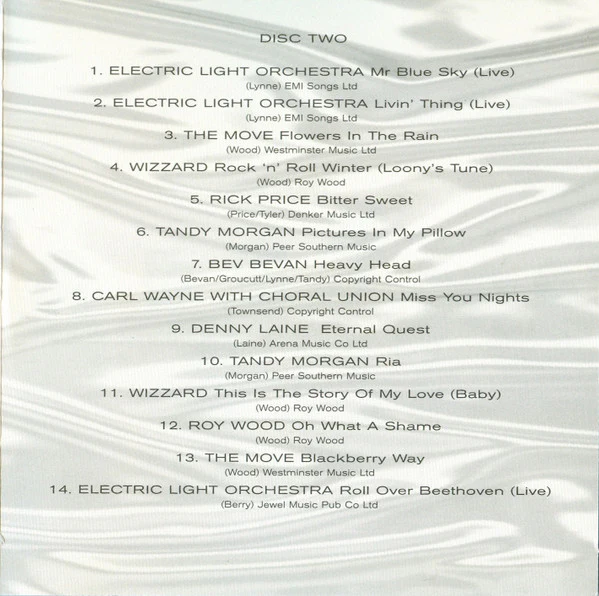 Electric Light Orchestra - Friends And Relatives (CD) - Image 3