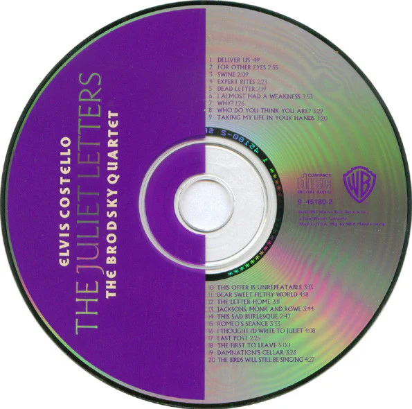 Elvis Costello And Brodsky Quartet - The Juliet Letters (CD) - Image 3