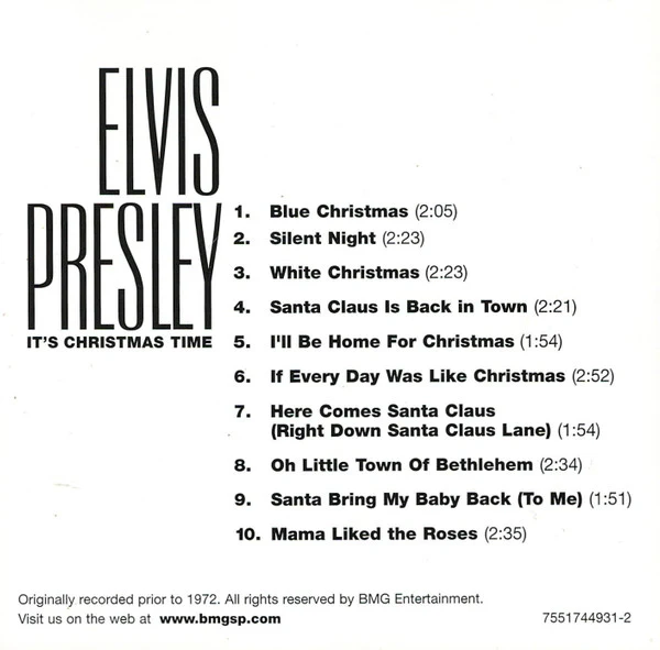 Elvis Presley - It's Christmas Time (CD) - Image 4