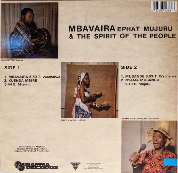 Ephat Mujuru And The Spirit Of The People - Mbavaira (Vinyl) - Image 2
