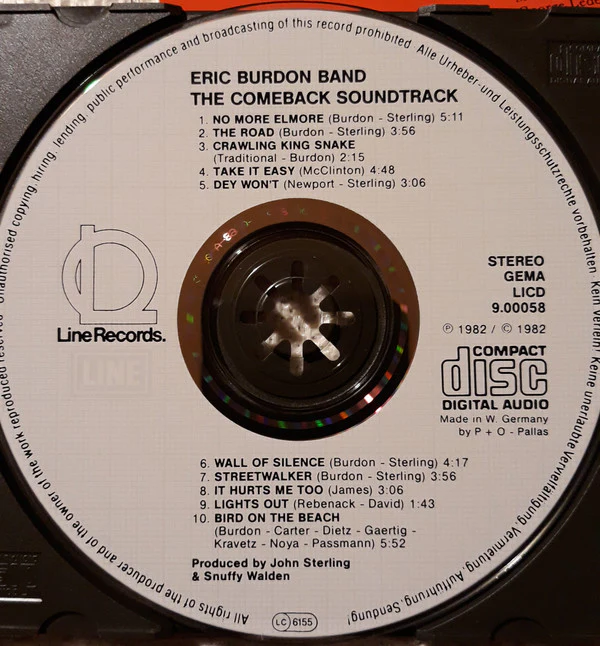 Eric Burdon Band - The Comeback Soundtrack (CD) - Image 3