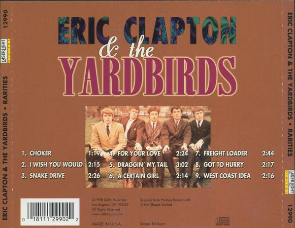 Eric Clapton & The Yardbirds - Rarities (CD) - Image 2