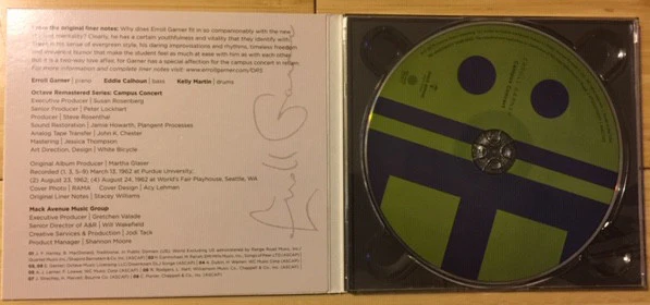 Erroll Garner - Campus Concert (CD) - Image 3