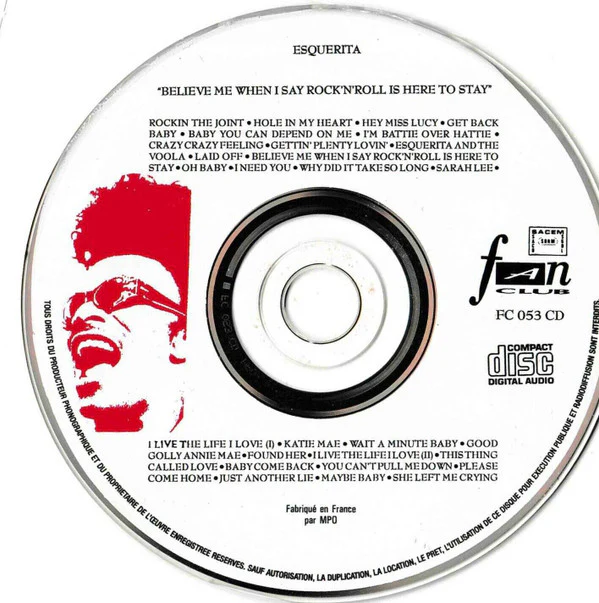 Esquerita - "Believe Me When I Say Rock'N'Roll Is Here To Stay" (CD) - Image 4