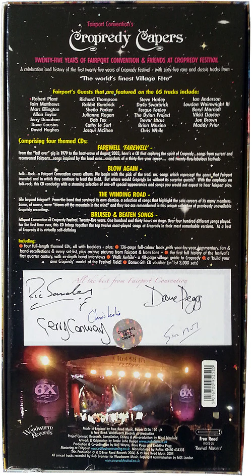 Fairport Convention - Cropredy Capers (Twenty Five Years of Fairport Convention And Friends At Cropredy Festival) (CD) - Image 2