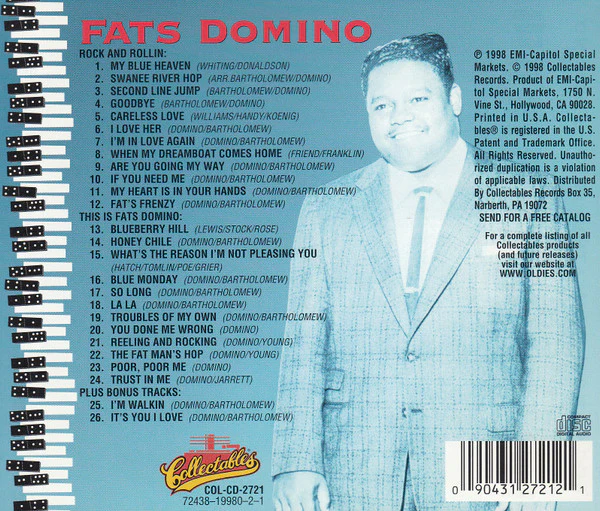 Fats Domino - Rock And Rollin / This Is Fats Domino (CD) - Image 3