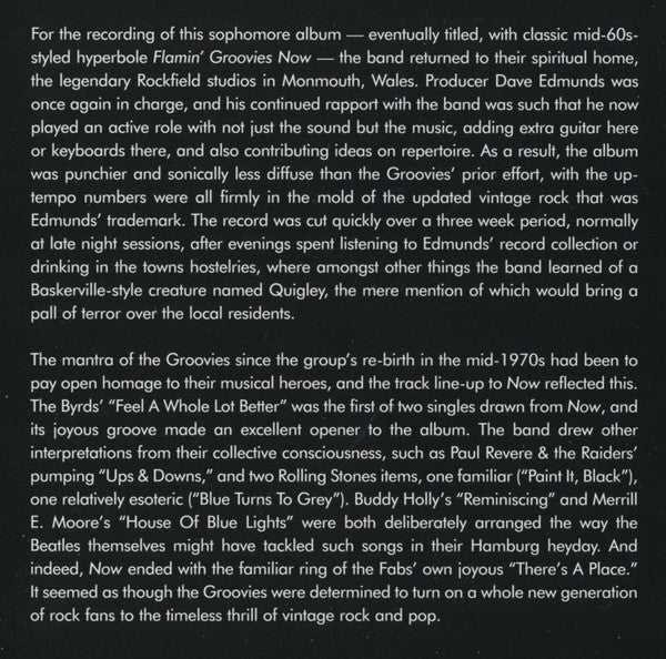 The Flamin' Groovies - Now (CD) - Image 4