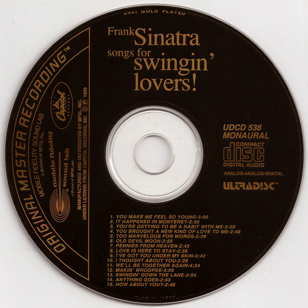 Frank Sinatra - Songs For Swingin' Lovers! (CD) - Image 3