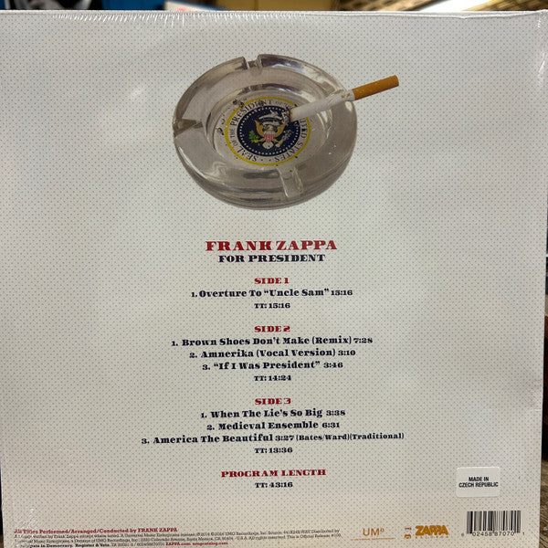 Frank Zappa - Frank Zappa For President (Vinyl) - Image 2