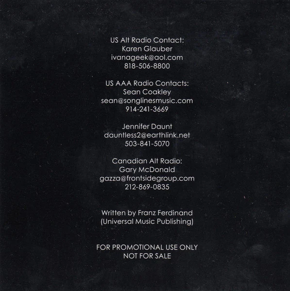 Franz Ferdinand - Bullet (CD) - Image 4