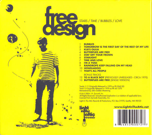 The Free Design - Stars / Time / Bubbles / Love (CD) - Image 4