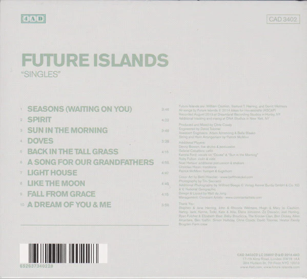 Future Islands - Singles (CD) - Image 2