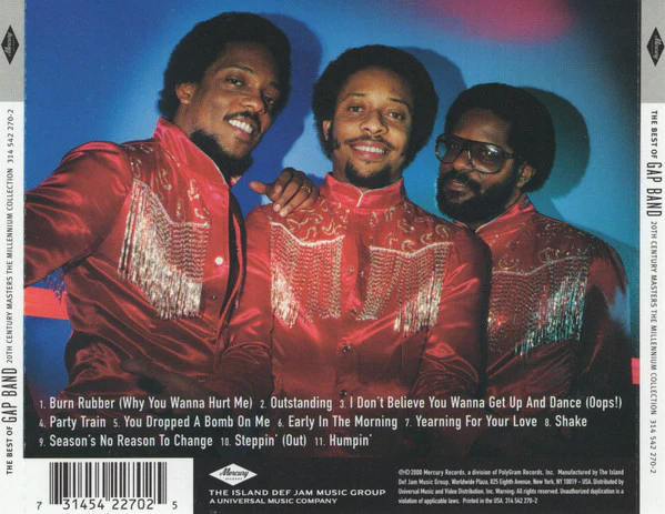 Gap Band* - The Best Of Gap Band (CD) - Image 2