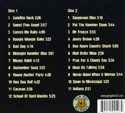 Gary Primich with Omar Dykes - Just a Little Bit More... (CD) - Image 2