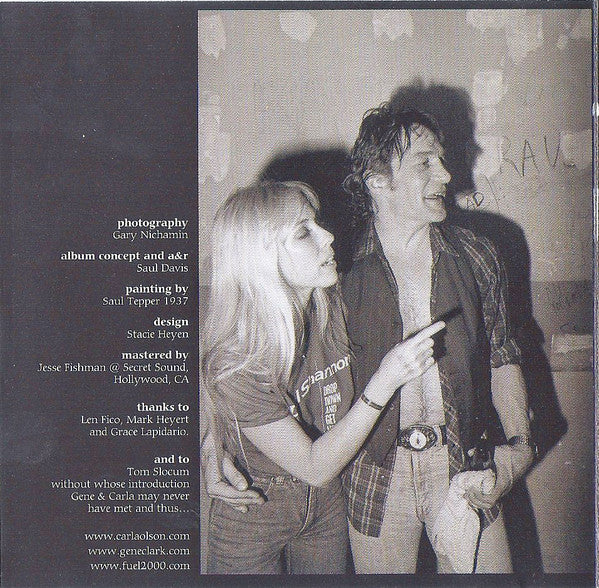 Gene Clark & Carla Olson - So Rebellious A Lover (CD) - Image 4