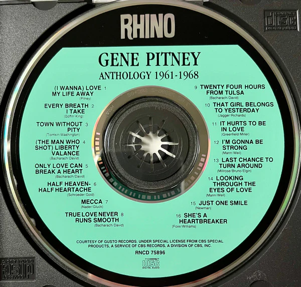 Gene Pitney - Anthology 1961-1968 (CD) - Image 3
