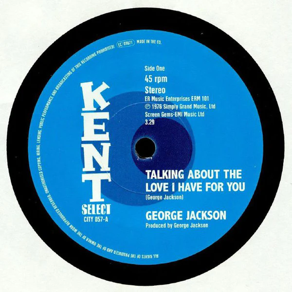 George Jackson  - Talking About The Love I Have For You / It's Not Safe To Mess On Me (Vinyl) - Image 2