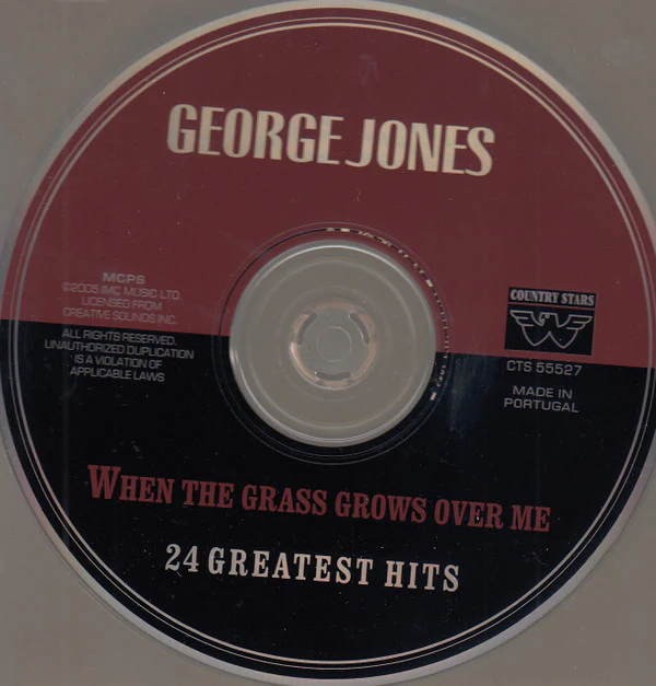 George Jones  - 24 Greatest Hits - When The Grass Grows Over Me (Original Musicor Recordings) (CD) - Image 2