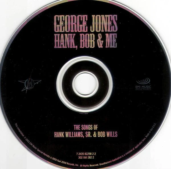 George Jones  - Hank, Bob & Me (CD) - Image 3