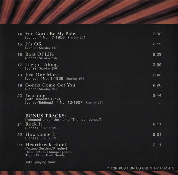 George Jones  - Just One More The Legend Begins (CD) - Image 4