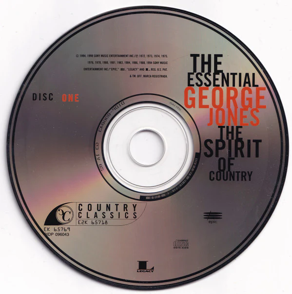 George Jones  - The Essential George Jones: The Spirit Of Country (CD) - Image 3