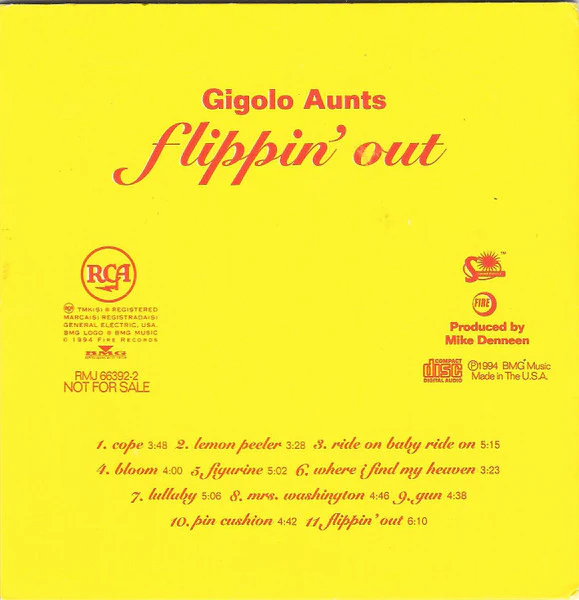 Gigolo Aunts - Flippin' Out (CD) - Image 2