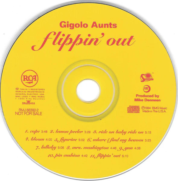 Gigolo Aunts - Flippin' Out (CD) - Image 3