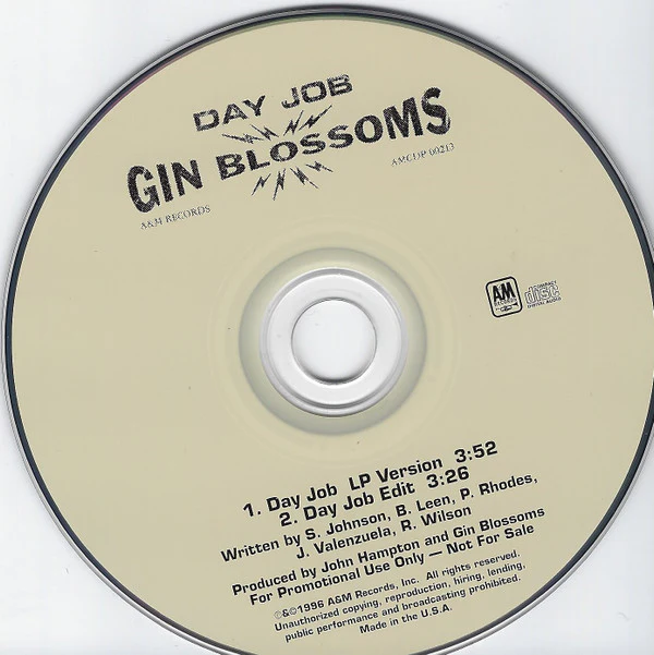 Gin Blossoms - Day Job (CD) - Image 3
