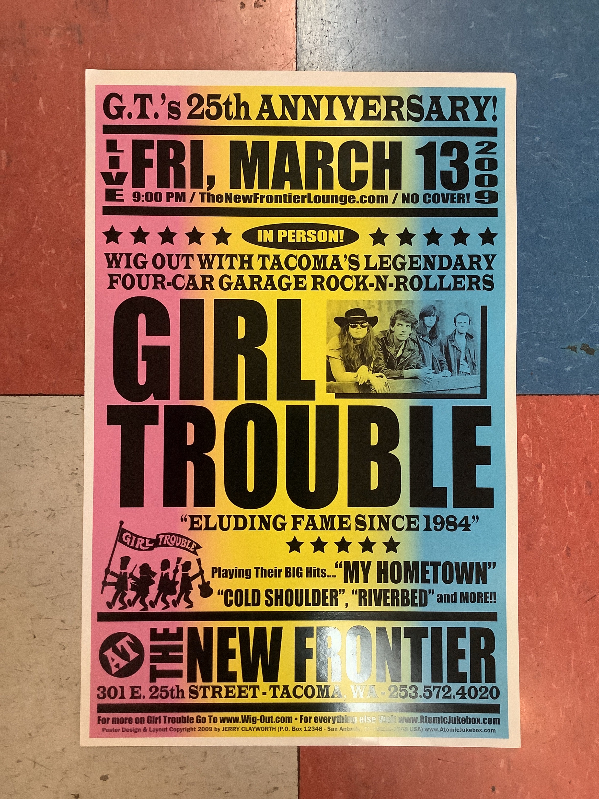 Girl Trouble at The New Frontier - 2009 (Poster)
