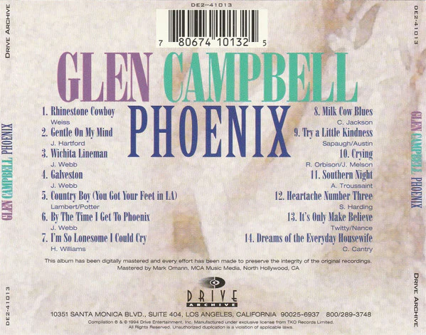 Glen Campbell - Phoenix (CD) - Image 3