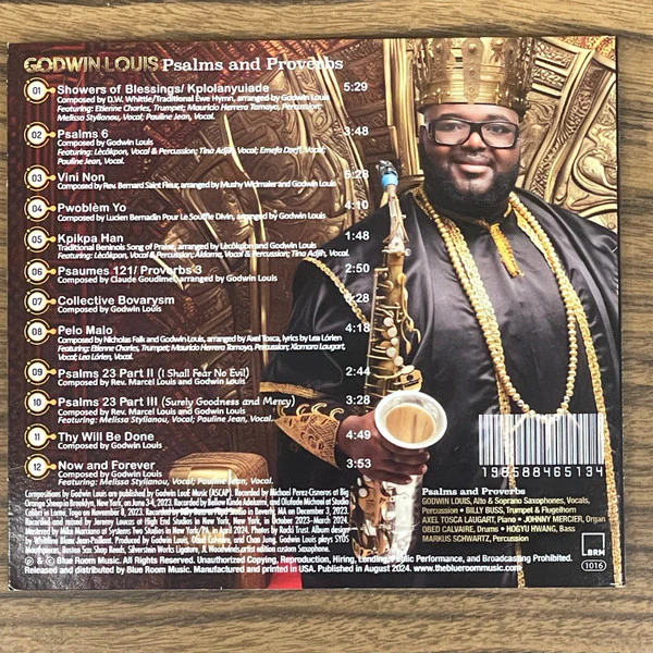 Godwin Louis - Psalms And Proverbs (CD) - Image 3