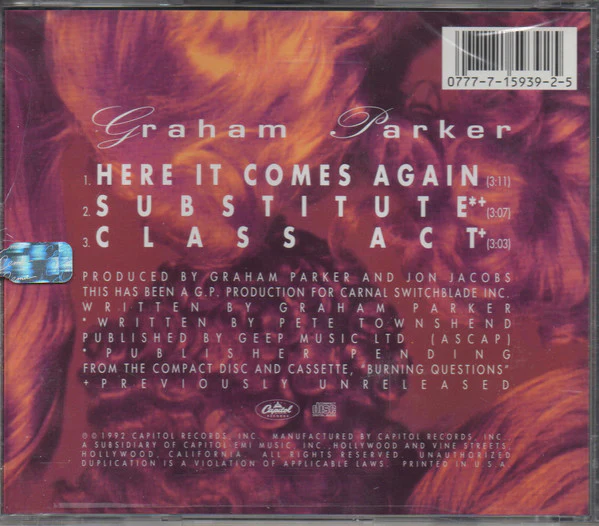 Graham Parker - Here It Comes Again (CD) - Image 2