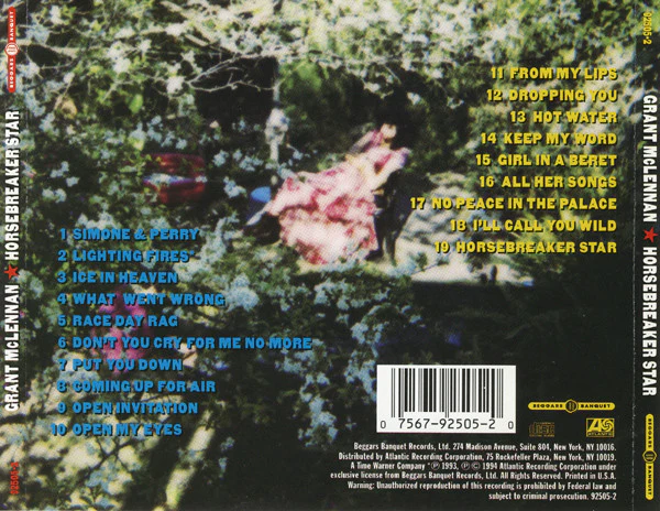 Grant McLennan - Horsebreaker Star (CD) - Image 2