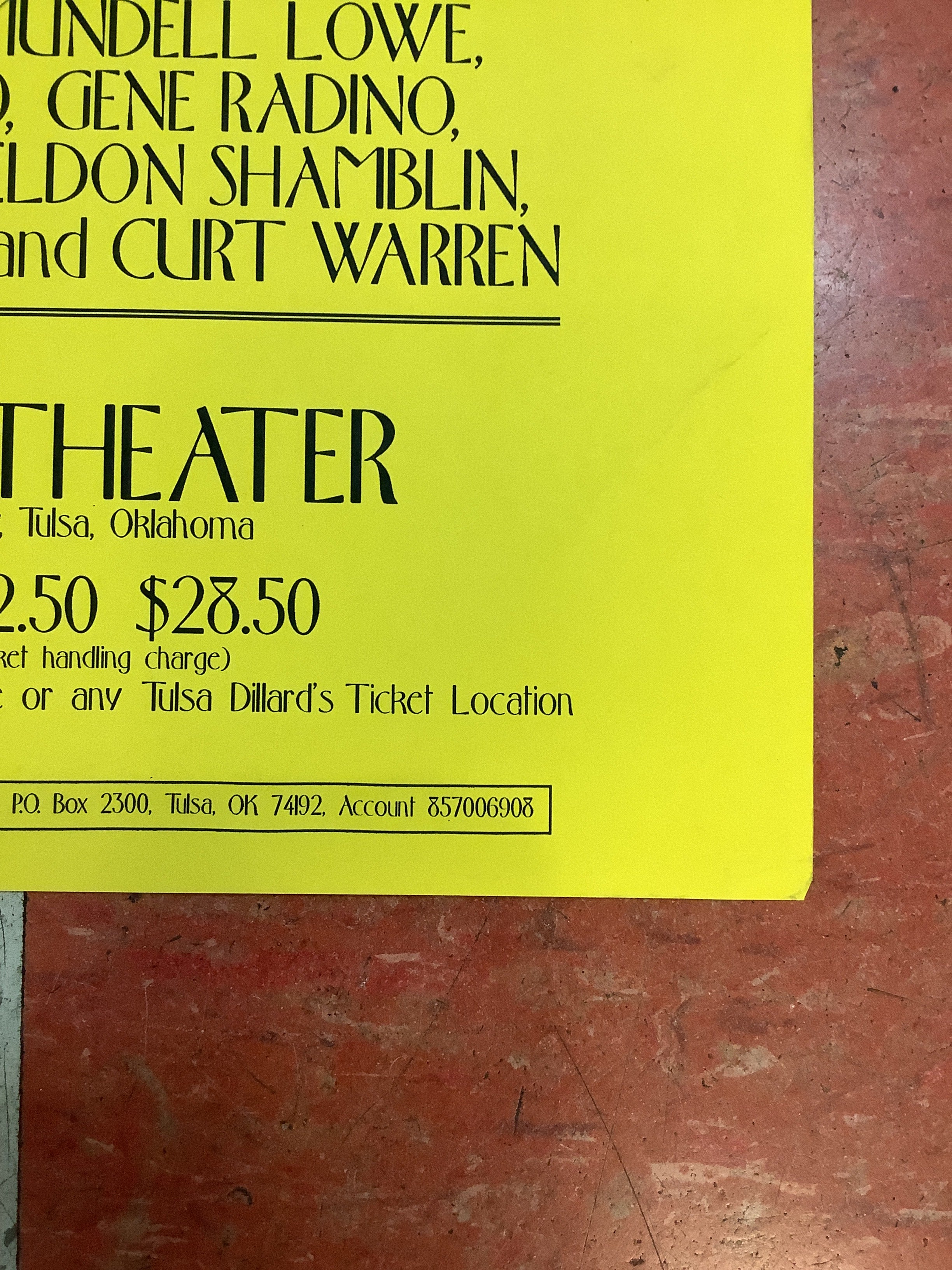 Guitar Masters in Concert at Brady Theater - 1996 (Poster) - Image 4