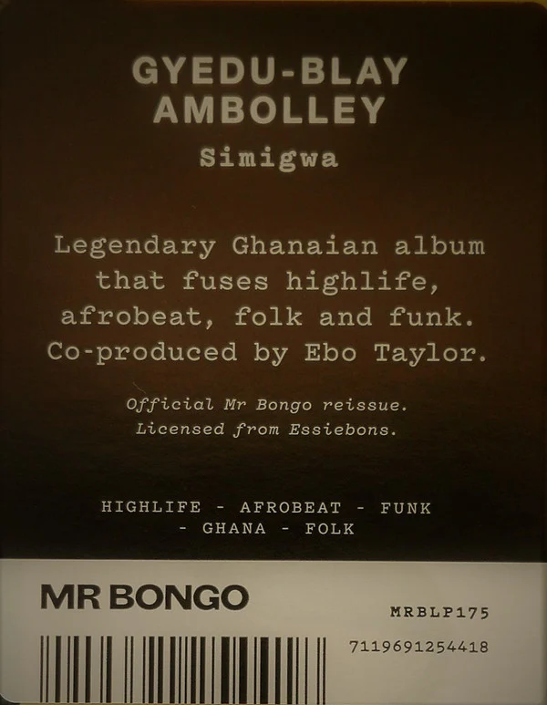 Gyedu Blay Ambolley - Simigwa (Vinyl) - Image 4