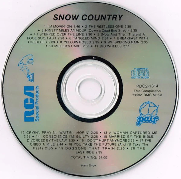 Hank Snow - Snow Country (CD) - Image 4
