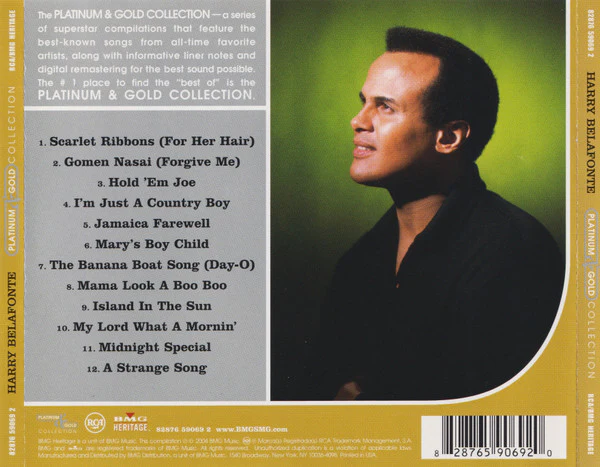 Harry Belafonte - Platinum & Gold Collection (CD) - Image 2