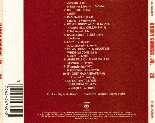 Harry Connick, Jr. - 20 (CD) - Image 2
