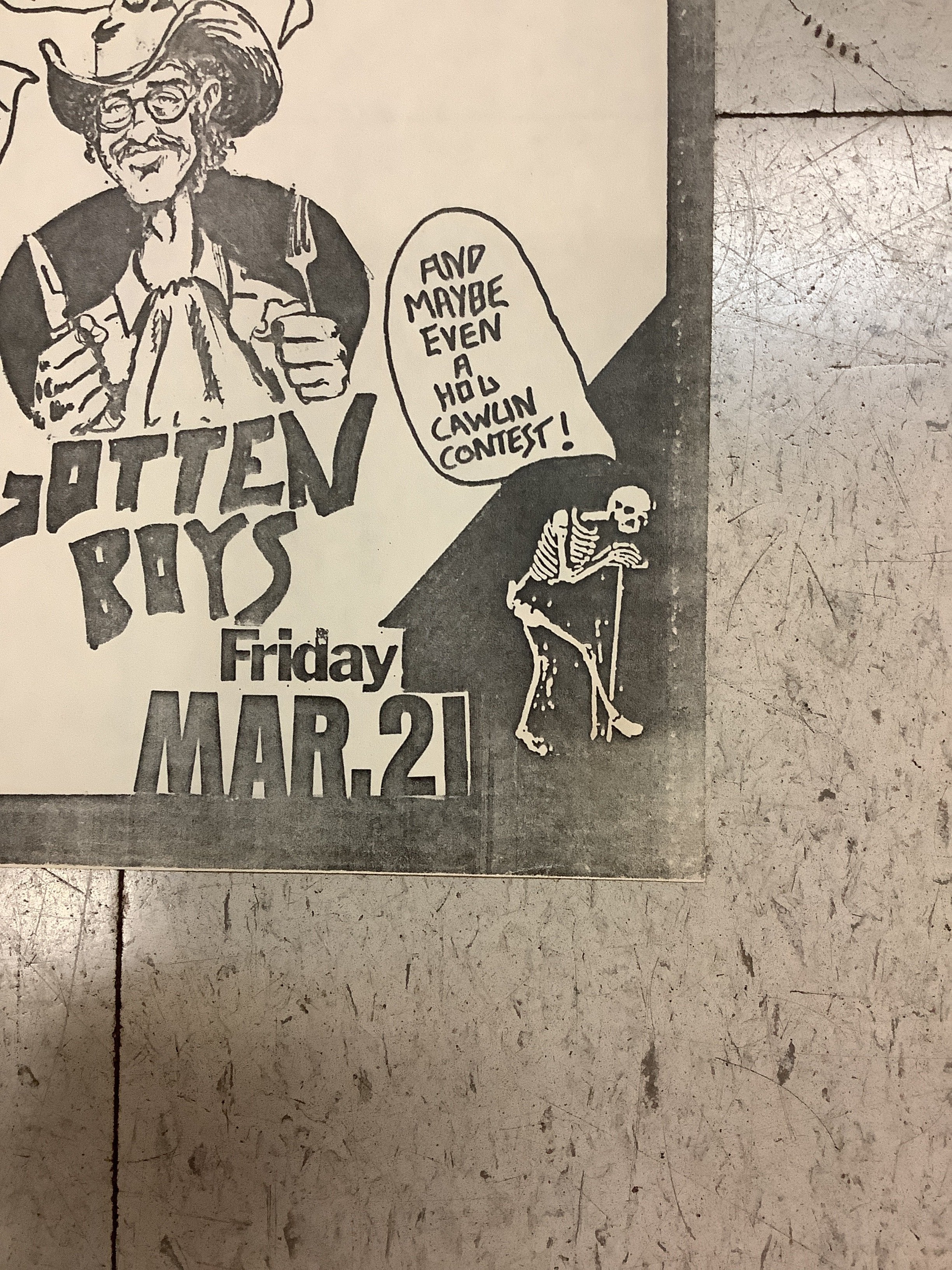 Hickoids at Bone Club (Poster) - Image 4