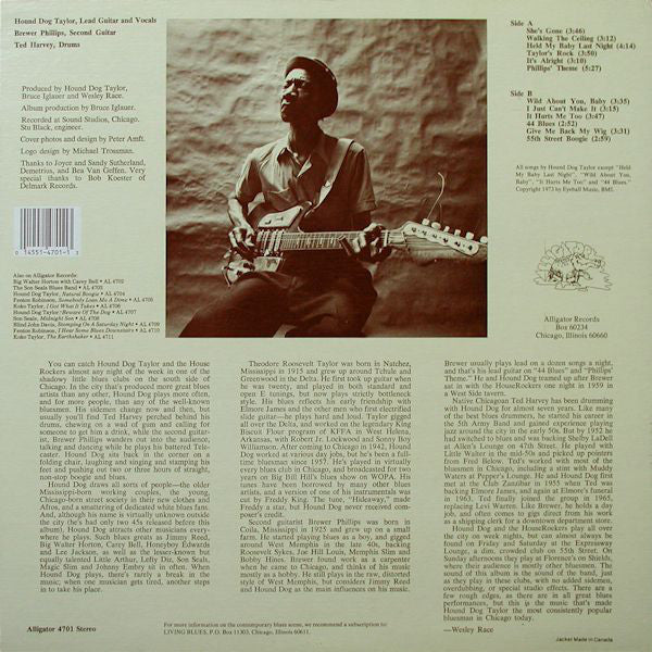Hound Dog Taylor & The House Rockers - Hound Dog Taylor And The HouseRockers (Vinyl) - Image 2