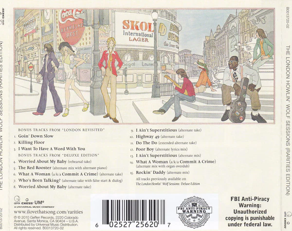Howlin' Wolf, Eric Clapton, Steve Winwood, Charlie Watts, Bill Wyman - The London Howlin' Wolf Sessions (Rarities Edition) (CD) - Image 5