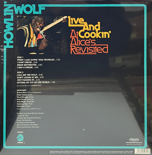 Howlin' Wolf - Live And Cookin' At Alice's Revisited (Vinyl) - Image 2