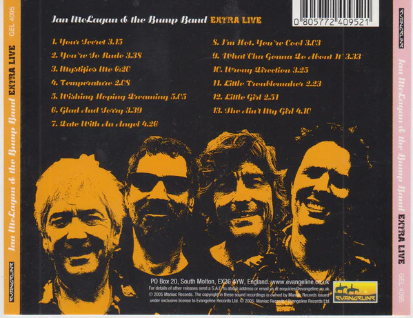 Ian McLagan And The Bump Band - Extra Live (CD) - Image 2