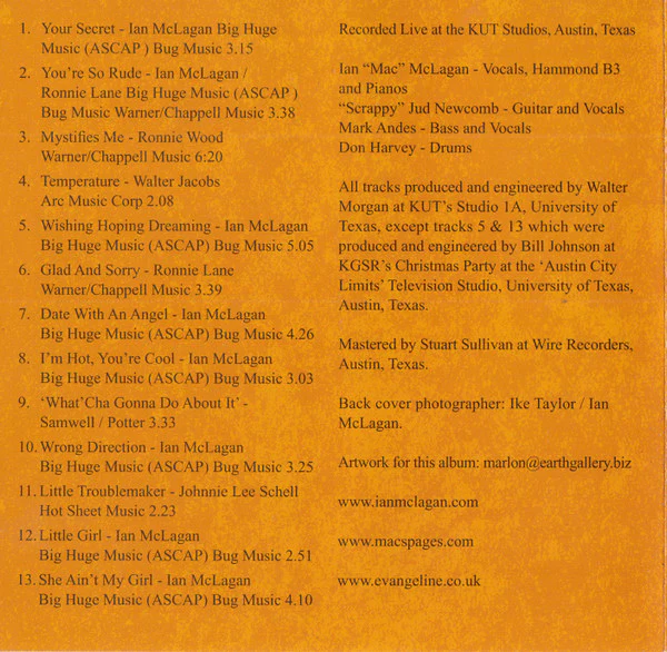 Ian McLagan And The Bump Band - Extra Live (CD) - Image 5