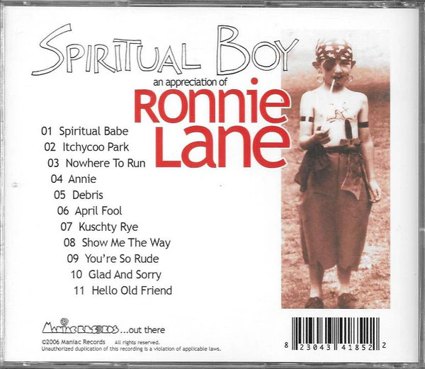 Ian McLagan & The Bump Band - Spiritual Boy (An Appreciation Of Ronnie Lane) (CD) - Image 2
