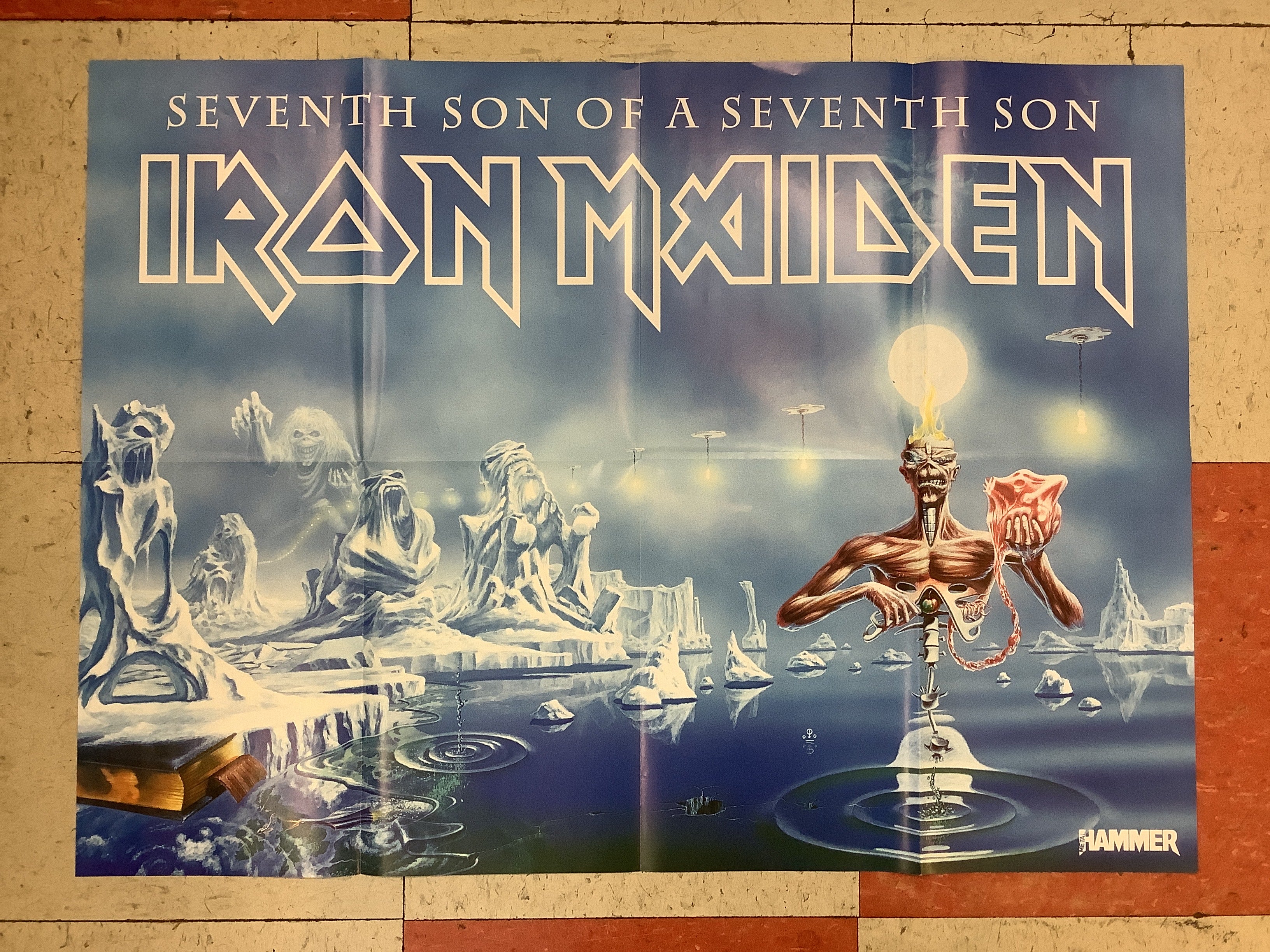 Iron Maiden "Can I Play With Madness"/"Seventh Son of a Seventh Son" (Poster) - Image 2