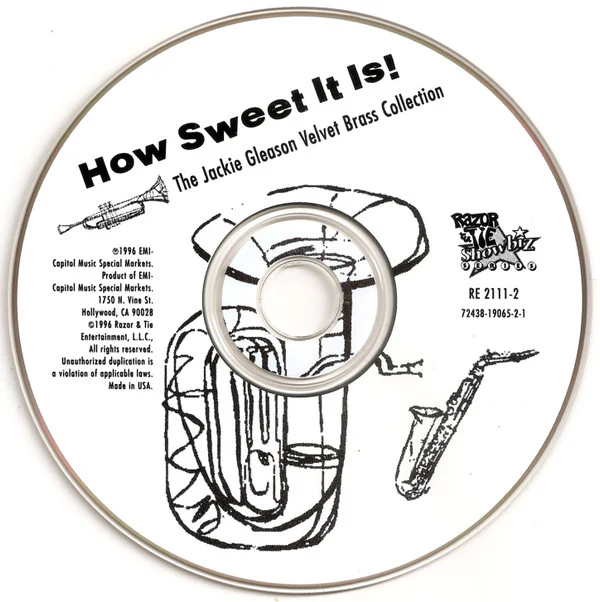 Jackie Gleason - How Sweet It Is! The Jackie Gleason Velvet Brass Collection (CD) - Image 3
