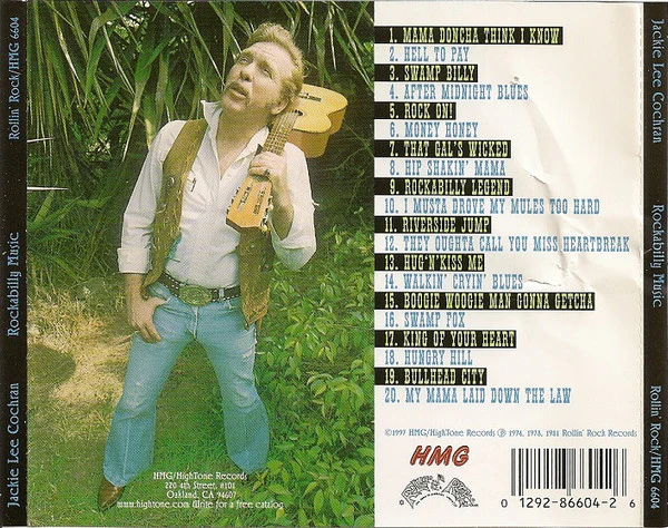 Jackie Lee Cochran - Rockabilly Music (CD) - Image 2